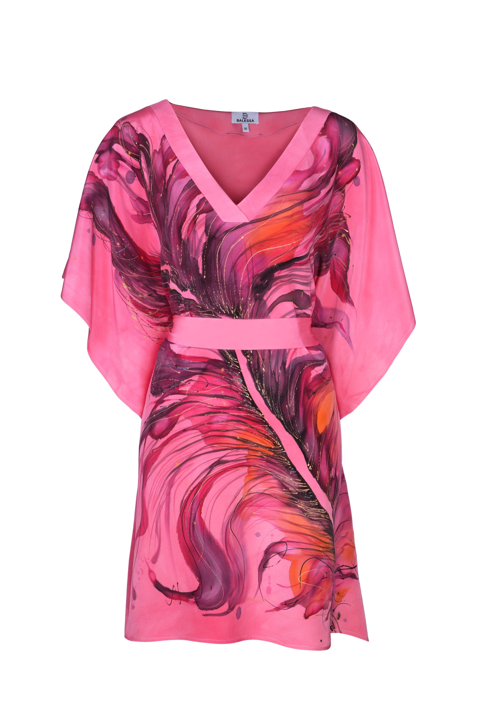 Corey V-Neck Caftan Mini Length – BALESSA